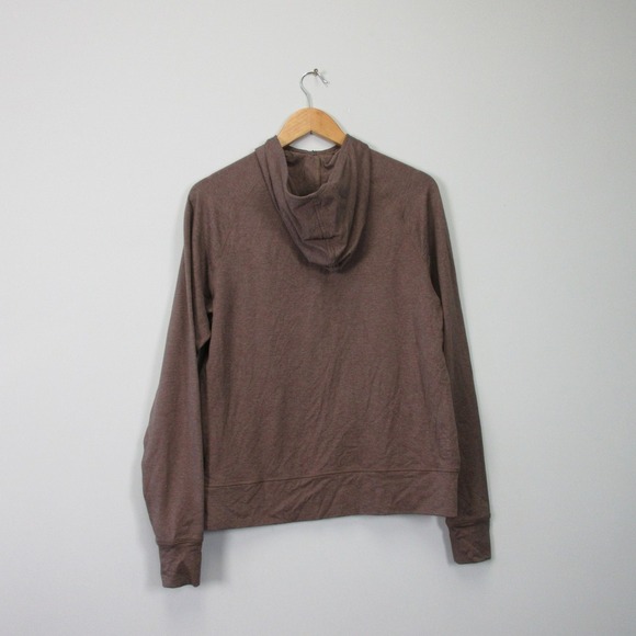 Vuori Ponto Performance Half Zip Hoodie Men XS Brown Activewear Training 308 - Picture 2 of 9